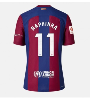 Barcelona Raphinha Belloli #11 Replica Home Stadium Shirt for Women 2023-24 Short Sleeve